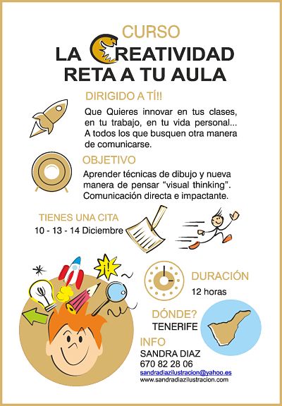 19 11 18 Cartel curso creatividad x docentes