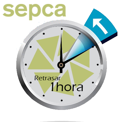 25 10 2019 reloj sepca a horario invierno