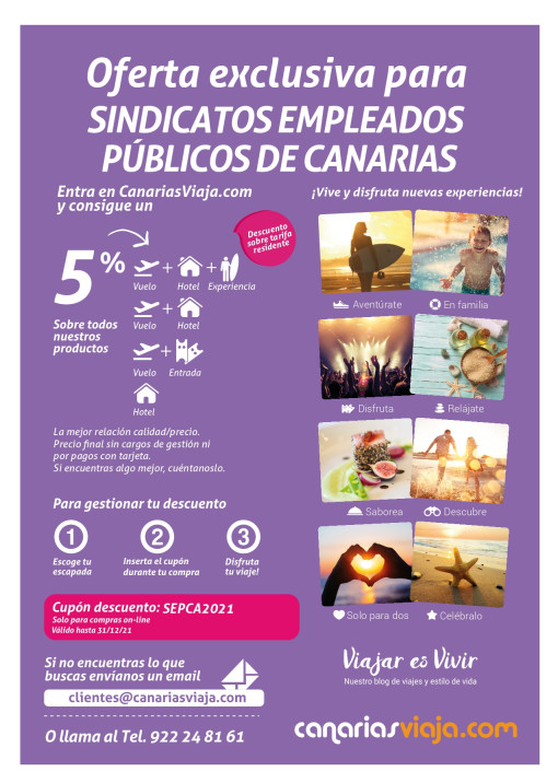 23 01 2021 Cupón Canarias Viaja SEPCA 2021 achic