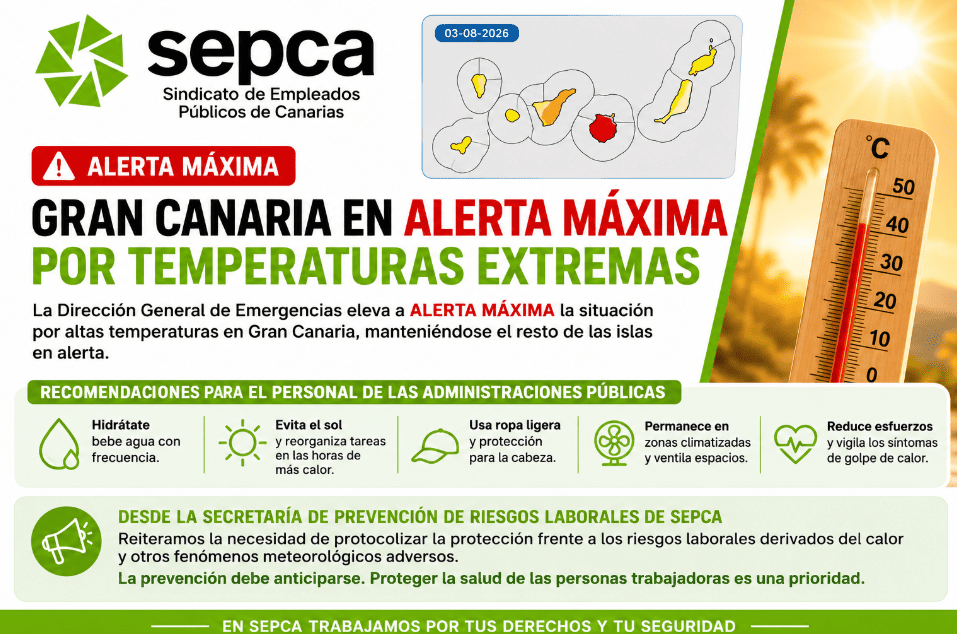 03 08 2026 declaración de alerta extrema pode calor extremo