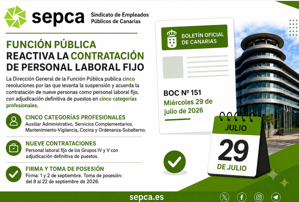 29 07 26 BOC estabilizacion nuevos plazos para 5 categorias